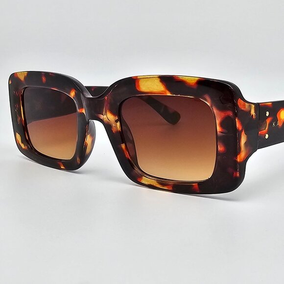 Katie Loxton Crete Brown Tortoise Frame Brown Gradient Lens Sunglasses 48-19-142 - Picture 1 of 13